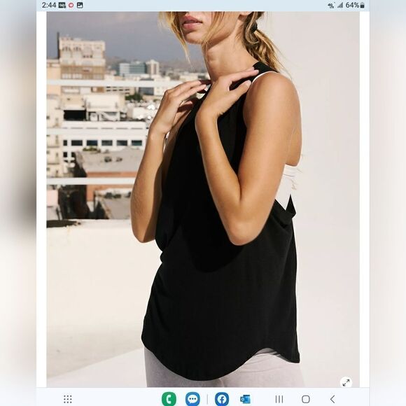 Free People Movement Endurance Run Tank Black XS - Picture 3 of 7
